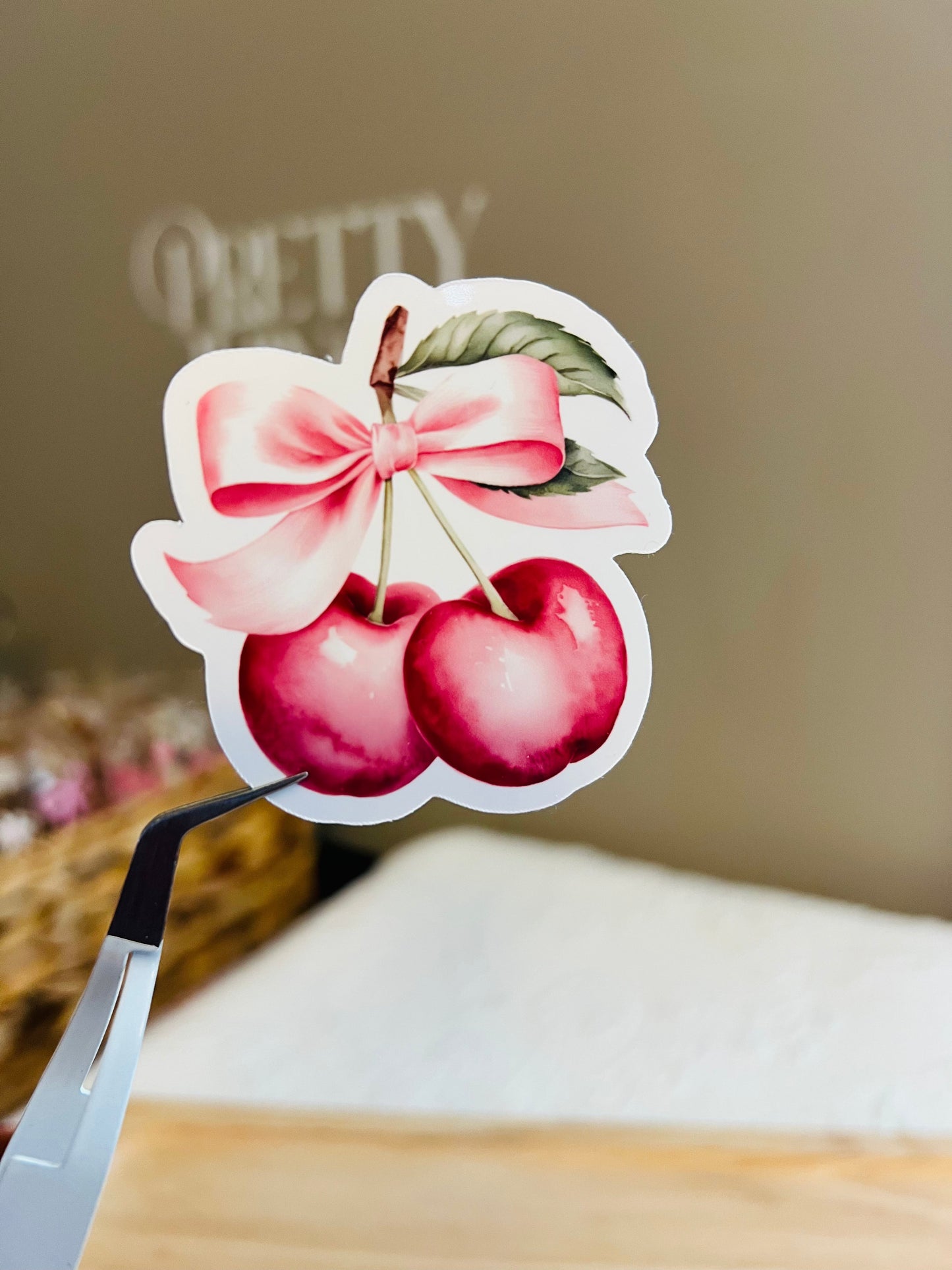 With a bow on top - Sticker 2.5''