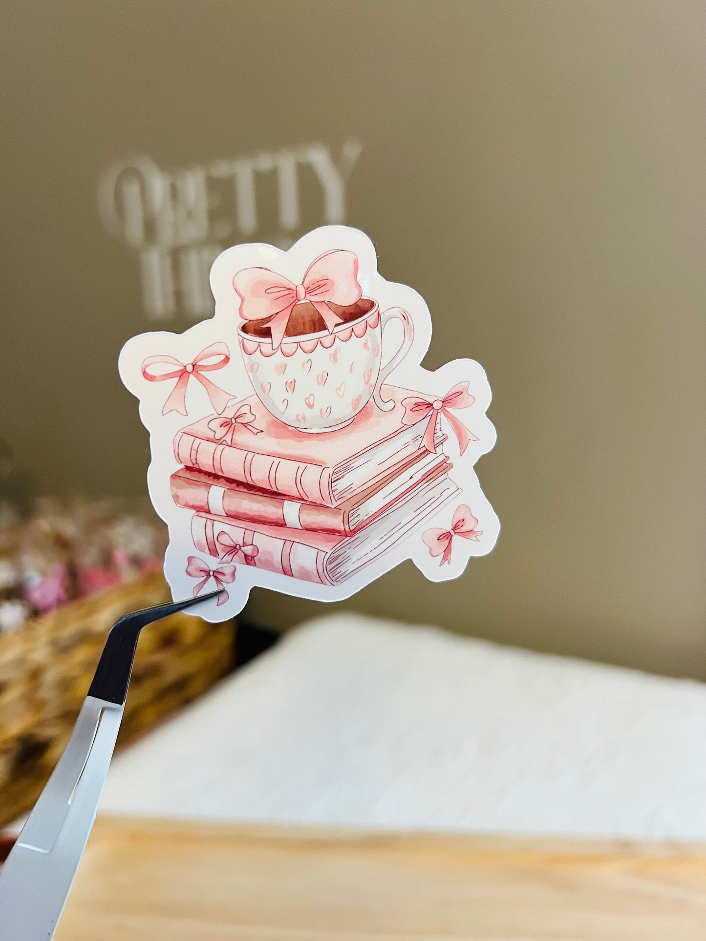 Pink books - Sticker 2.5''