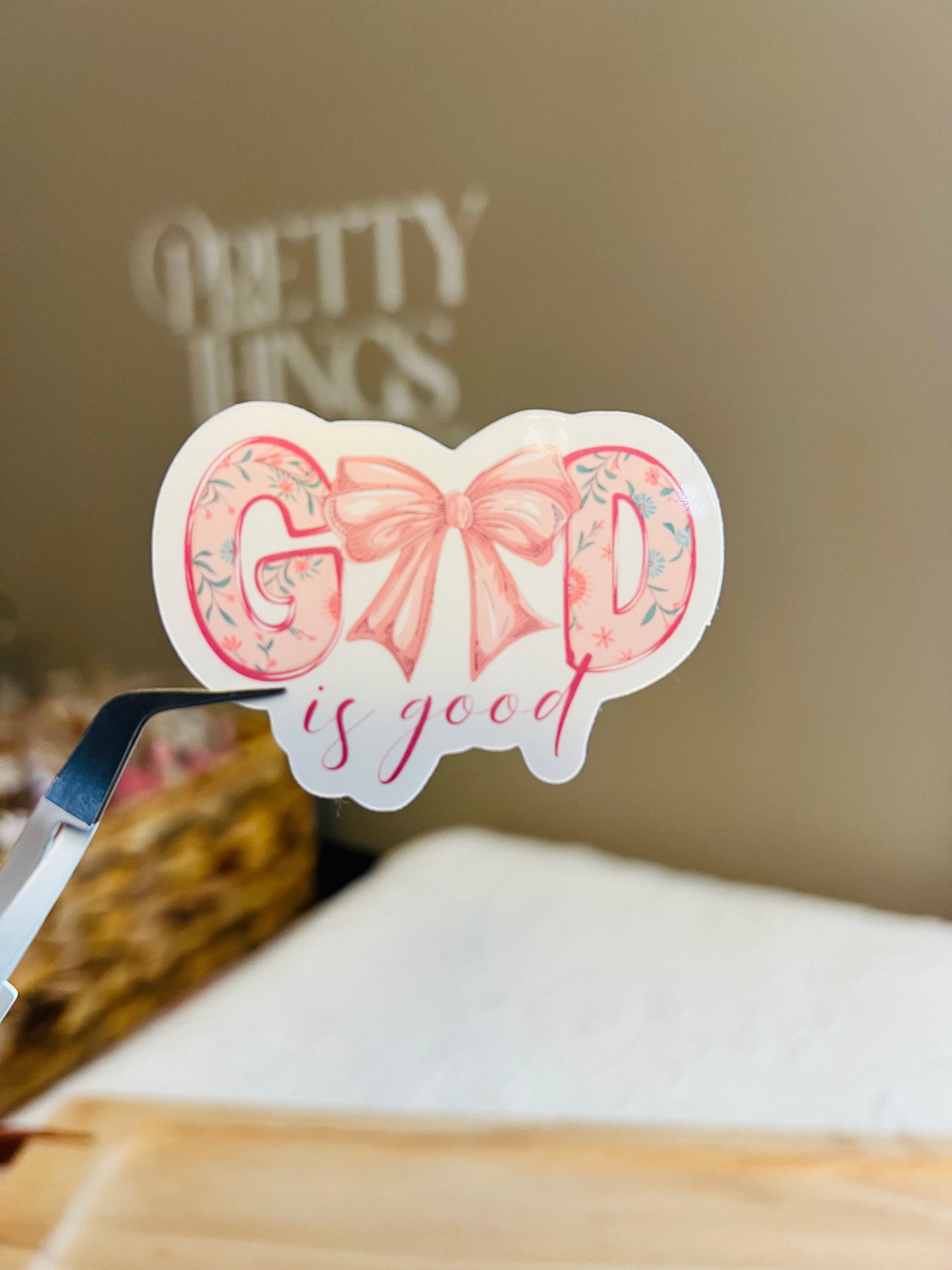 God is good - Sticker 2.25''